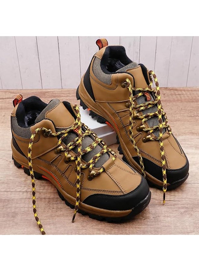 Lemon 2 Pairs Round Wave Shape Non Slip Heavy Duty and Durable Outdoor Climbing Shoelaces Hiking Shoe Laces Shoestrings - Image 5